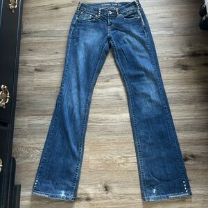 Cowgirl Tuff Blue Trouser Jeans